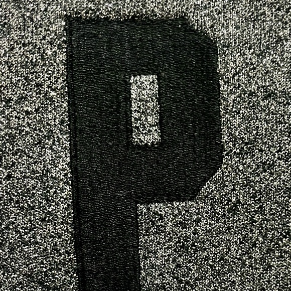 Pink VS Rare shiny long sweatshirt with velvet polka dots on the sleeves - Picture 9 of 15